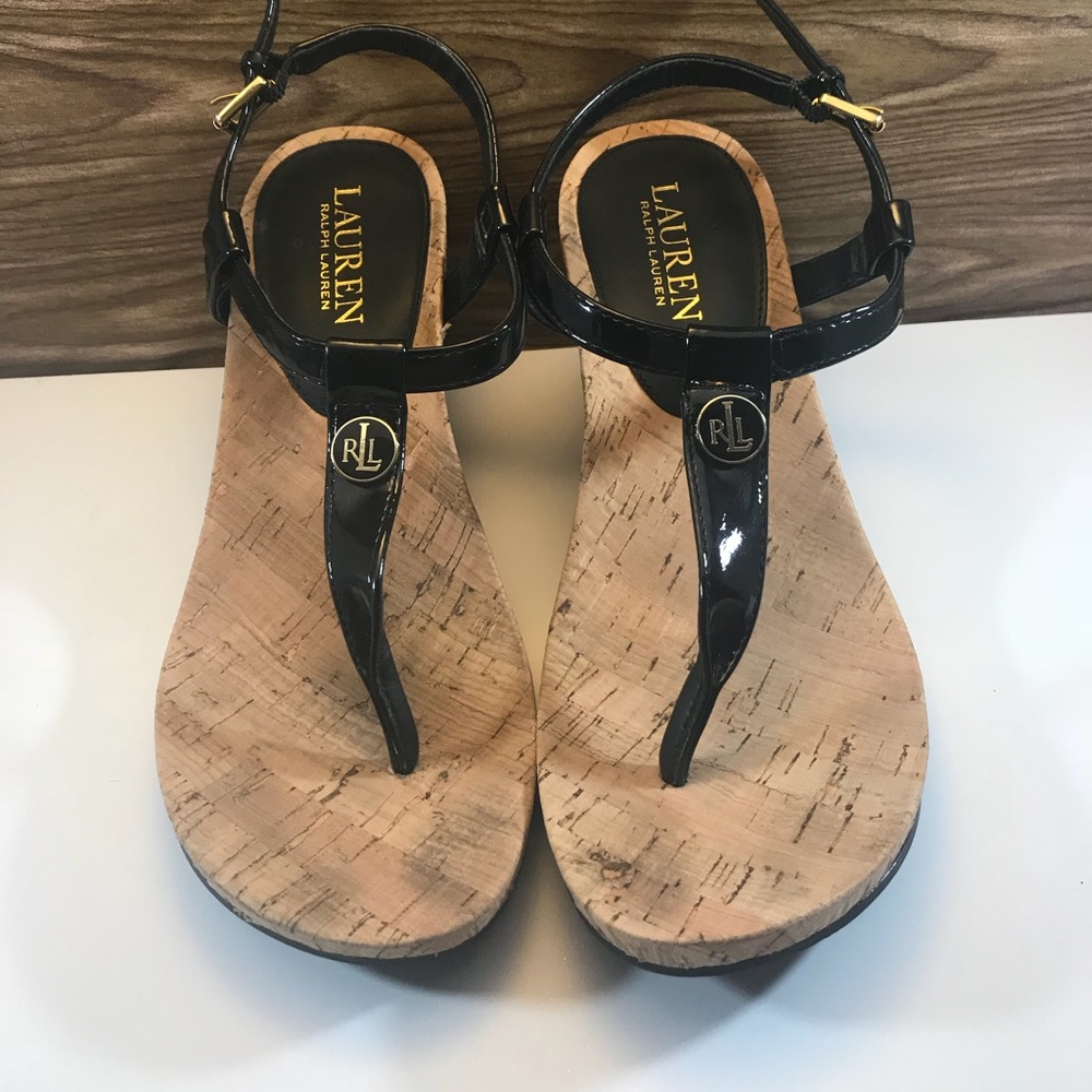 Ralph Lauren espadrilles wedge sandals